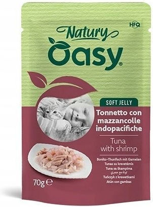 Oasy Wet Cat Food with Tuna 70gr