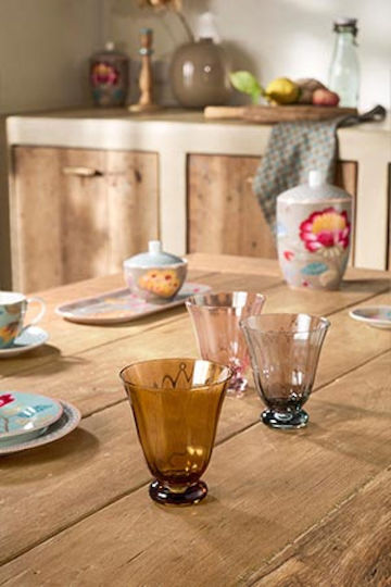 PiP Studio Water Glass in Yellow Color 280ml