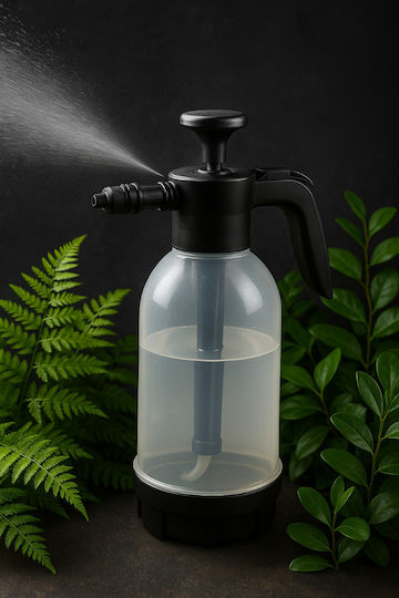 Pulverizator cu Presiune cu Capacitate de 2l în Culoare Neagră