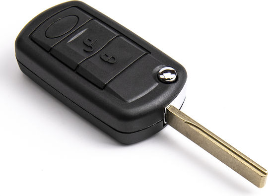 Autoschlüsselhülle mit Schlüsselblatt mit 3 Tasten für Land Rover