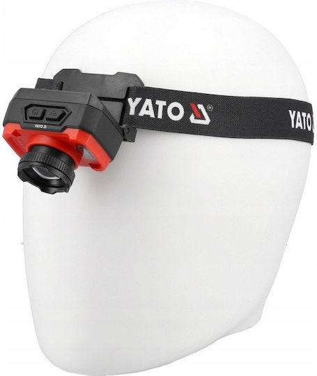 Yato Επαναφορτιζόμενος Φακός Κεφαλής LED με Μέγιστη Φωτεινότητα 600lm