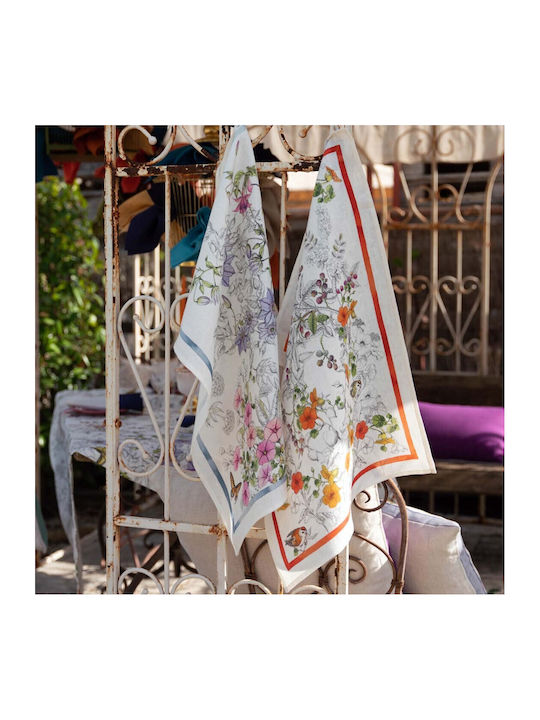 Tessitura Toscana Telerie Ποτηρόπανο σε Μωβ Χρώμα Tessitura Toscana Telerie Ποτηρόπανο σε Μωβ Χρώμα