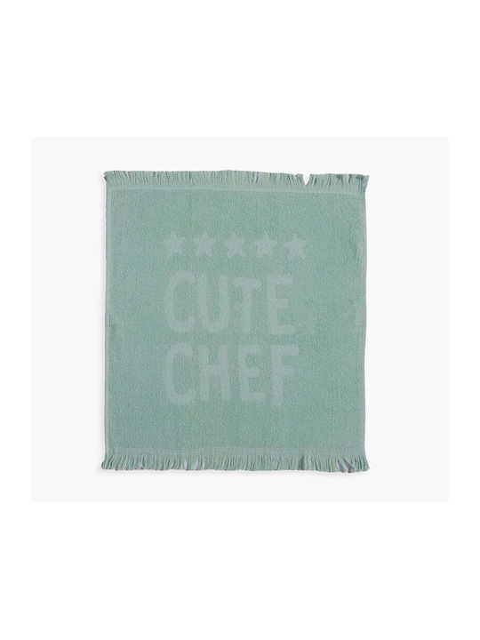 Nef-Nef Homeware Bamb.cute Chef Чаена Кърпа от 100% Памук в Екрю Цвят 50x50см