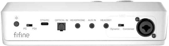 Fifine Stream Audio Controller mixer SC8W RGB για PC