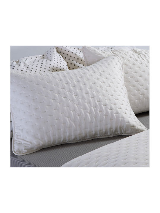 Nef-Nef Homeware Adelle Tagesdecke Halbdoppel Mikrofaser Ecru 180x240cm