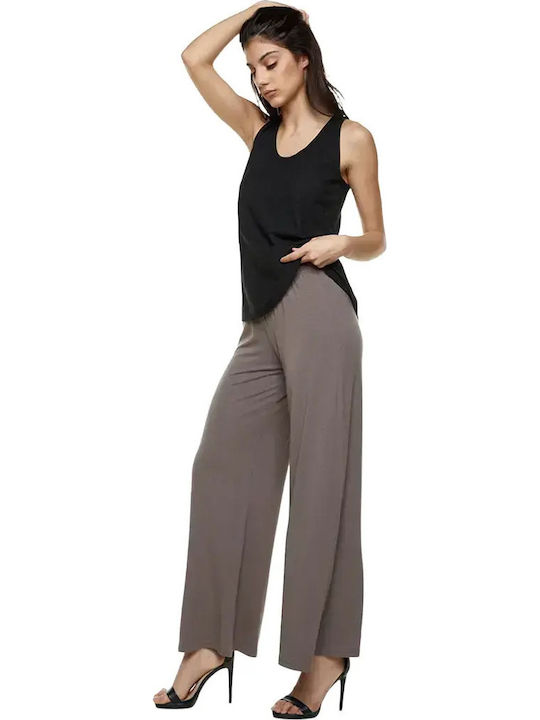 Women's Cotton Sleeveless Black Blouse