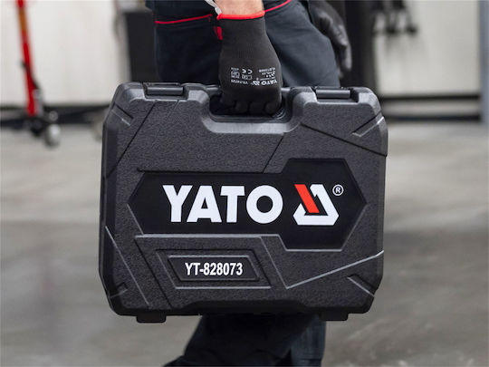 Yato YT-828073 Безчетков Гайковерт На Батерия 18V 1x6Ah с Удължител 1/2" и 3/4"