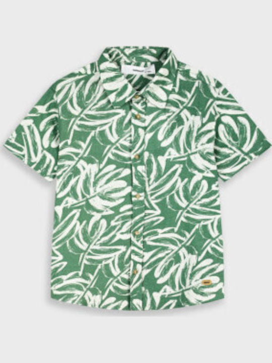 Kids Floral Short-Sleeved Multicolour Shirt