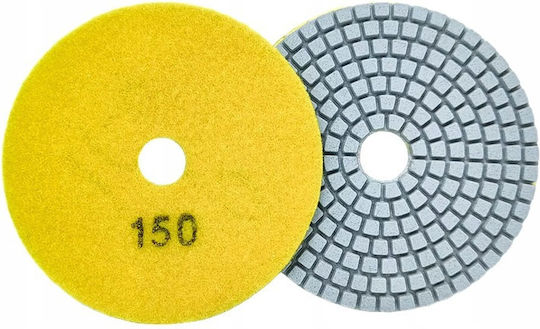 Set 10 Discuri Diamantate De Șlefuire Și Lustruire Zola 80 Mm Diametru Granulație 150 Prindere Velcro Plăci Piatra Ceramică Marmură Țiglă Acoperiș Teracotă Utilizare Uscată Și Umedă Galbene