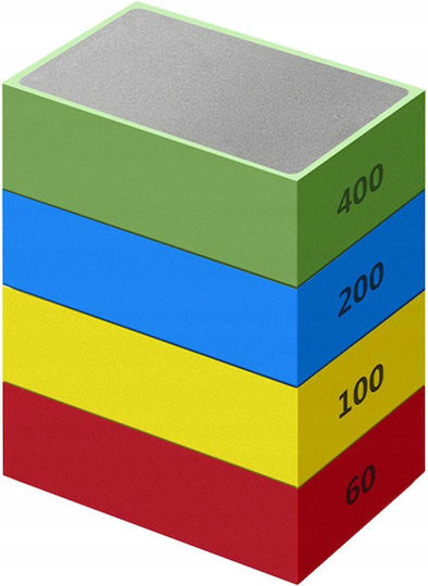 Set 4 Abrasive Sponges Zola Grits 60 100 200 400 Sanding Hard Materials