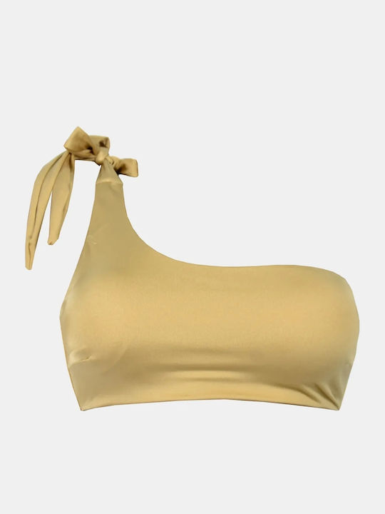 Bikini με έναν Ώμο Χρυσό
