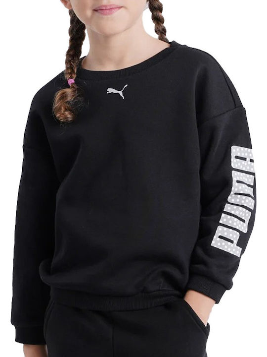 PUMA Παιδικό Φούτερ Μαύρο