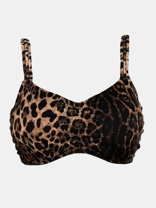 Bikinioberteile E-Cup Tierdruck