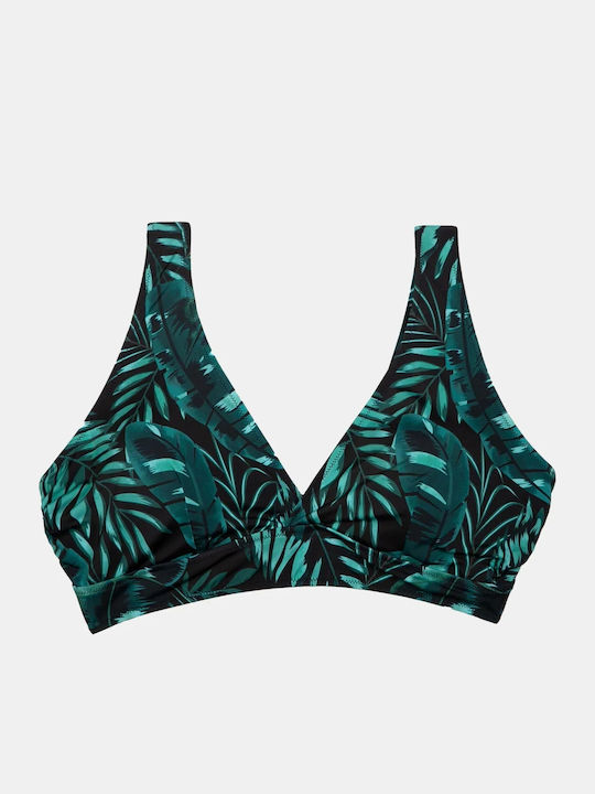 Bikini Top Floral Palm