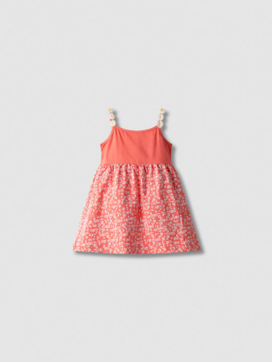 Girls Sleeveless Yellow Dress