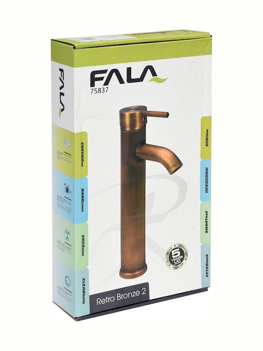 Fala Retro Bronze 2 Amestecare Robinet Chiuvetă Robinete de chiuvetă Retro Bronz