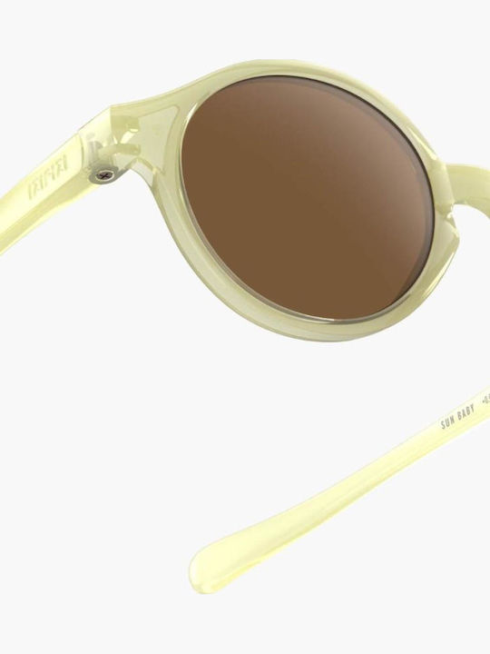 Izipizi #d Στρογγυλά Βρεφικά Γυαλιά Ηλίου με Polarized Φακό Κίτρινα για 0-3 Ετών