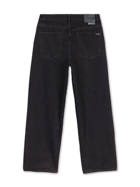 Billow Men's Jeans Pants with Loose Baggy Fit Black