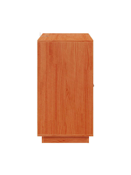 Μπουφές από Μασίφ Ξύλο Καφέ 65.5x40x75cm