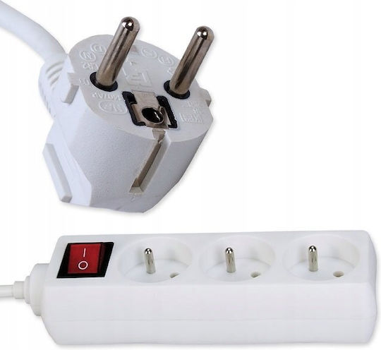 Rum-Lux Steckdosenleiste mit Kabel 3m