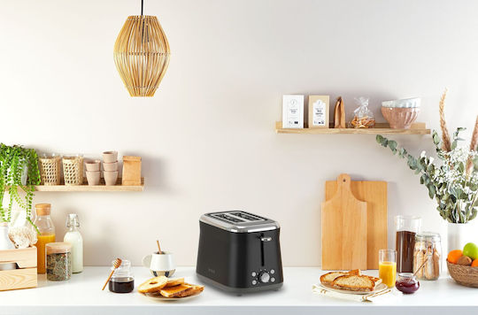 Tefal Collection Retro Toaster 2 Slots 850W Black