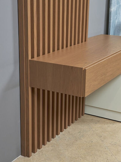 Hallway Furniture Light Walnut 130x30x50cm