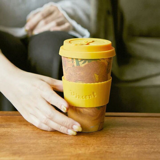 Ecoffee Cup Κούπα Πλαστική με Καπάκι 400ml