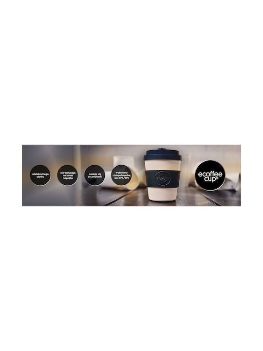 Ecoffee Cup Чаша Пластмасова с Капак Розова 350ml