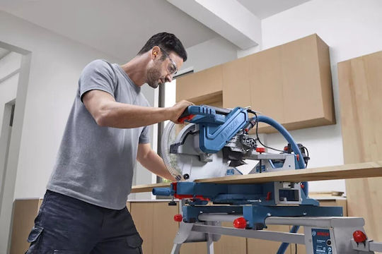 Bosch Gcm Fierăstrău Cu Tăietor De Unghi La Rețea Diametru Disc 305mm