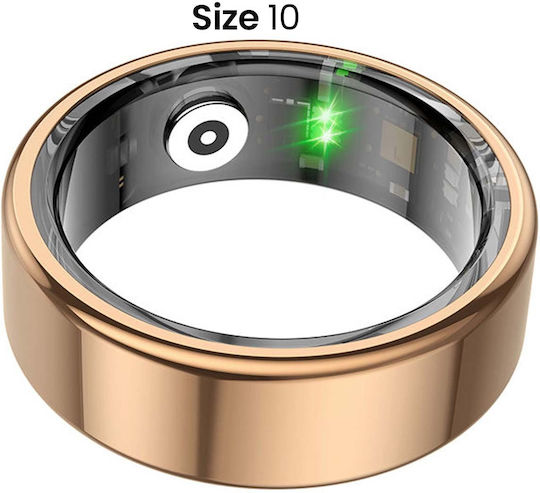 Avizar Verbunden Ring Größe 10 Titan Modell Ladehülle Gold
