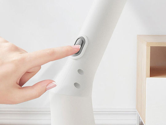 Erweiterbare Elektrische Haushaltsreinigungsbürste Zola 6 Austauschbare Köpfe Verstellbarer Handgriff 80-110 cm 180° Drehung Weiß