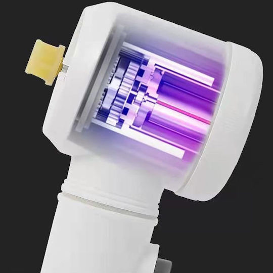 Perie Electrică Universală Curățare Zola 4 Capete Interșchimbabile Încărcare Usb Suport Inclus Abs Alb