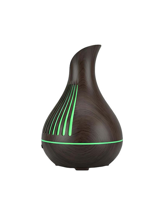 Avizar Decorative Vase Design Aroma Diffuser Humidifier 500ml Black Green
