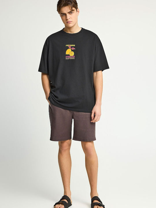 T-Shirt Schwarz FBM013-081-04-Black