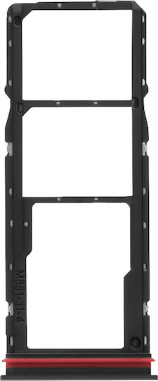 Clappio Sim-Kartenhalter Kompatibel mit Redmi 15c Poco C85 Dual Nano Sim + Micro-SD-Karte Schwarz