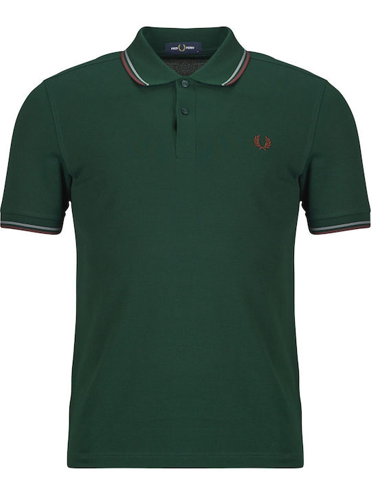 Twin Tipped Polo Herrenblusen Kurzarm Grüne