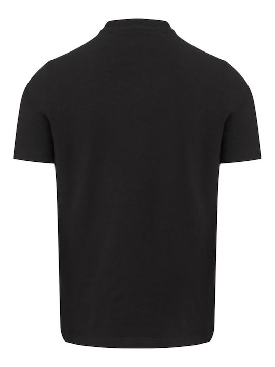 Herrenblusen Kurzarm T-Shirt Schwarz