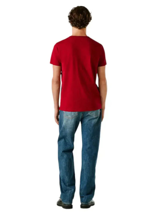 Original Basic T-Shirt Burgundisch