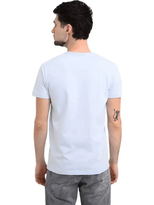 Basic T-Shirt Blau Des Eises