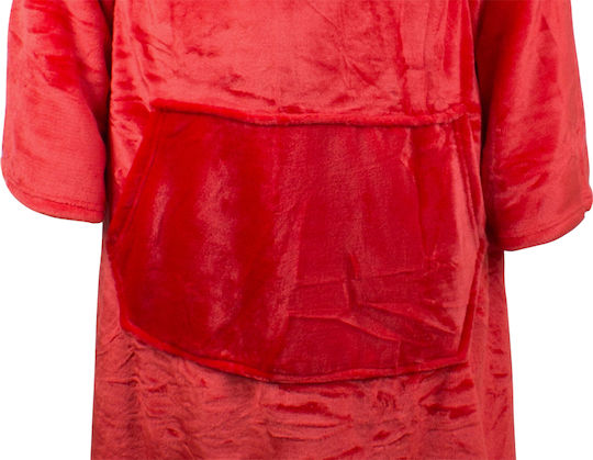Κουβέρτα με Μανίκια 140x200εκ. Red Κουβέρτα με Μανίκια 140x200εκ. Red
