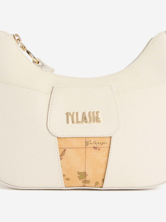 Fabric Women's Shoulder Bag Ecru