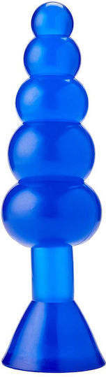 Nanma Bendable Butt Rattler Πρωκτικό Dildo Blue 20cm