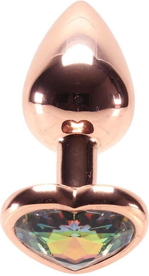 Ns Novelties Rear Assets Small Butt Plug Πρωκτική Σφήνα Small Small Χρυσή 7cm