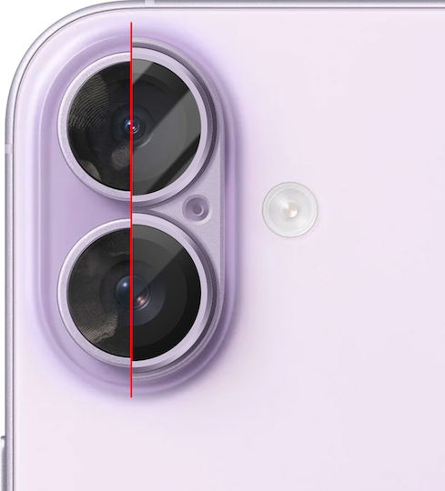 Protector Lentilă Cameră Avizar Iphone 17 Cadru Unibody Aluminiu Lavandă