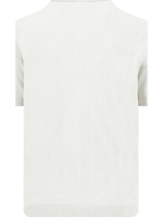 Polo Bluză Cu Mânecă Scurtă New Offwhite