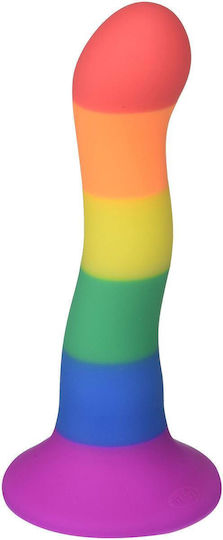 Ns Novelties Colours Pride Edition Wave Dildo Realistisches Dildo Mit Saugnapf Rainbow 15cm