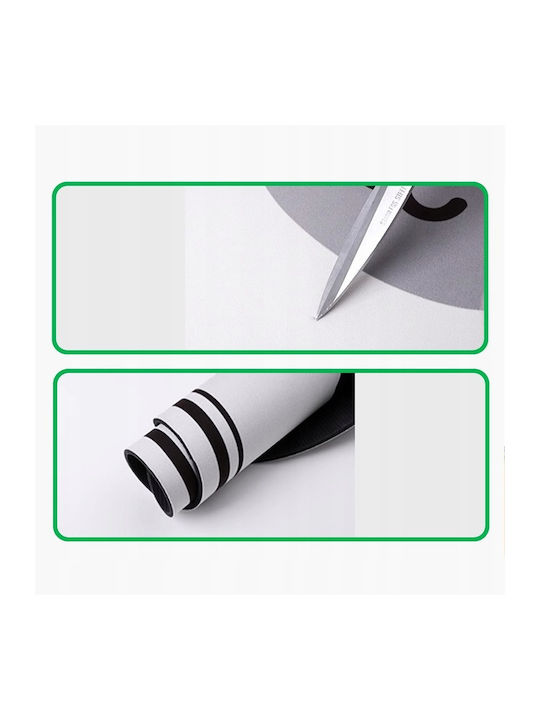 Αντιολισθητικό Πατάκι Μπάνιου ZD1BAT3QWSHPANDA White/black 40x60εκ.