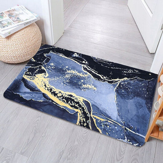 Antiderapant Covoare De Baie ZD1BAT3QWSMAT02NAVY Albastru Navy 80x50 cm
