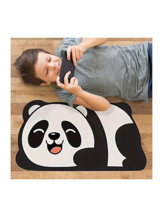 Αντιολισθητικό Πατάκι Μπάνιου ZD1BAT3QWSHPANDA White/black 40x60εκ.