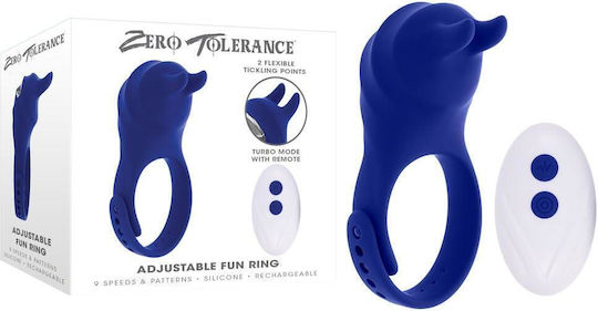 Zero Tolerance Ring Schwanz Blau